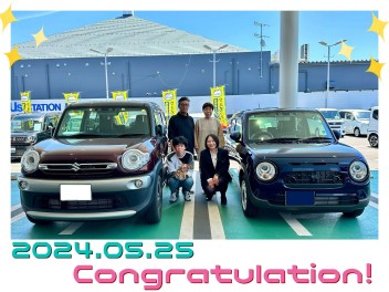 こだわりのブラック仕様★ラパンご納車ありがとうございます